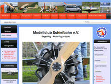 Tablet Screenshot of mc-schiefbahn.de